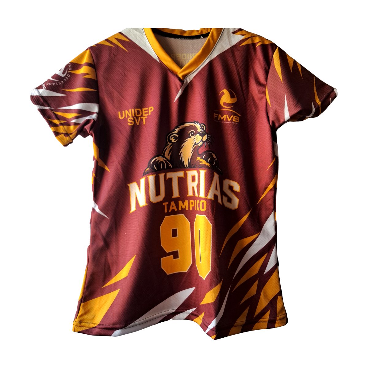 Jersey Nutrias guinda